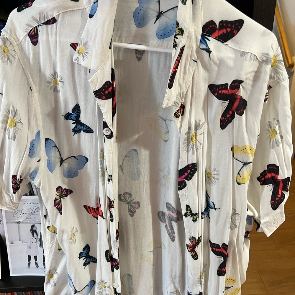 Pacsun Butterfly Print  Top